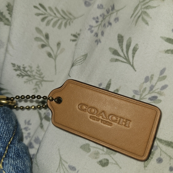 Coach Quilted Denim Tabby 20 - Picture 8 of 9